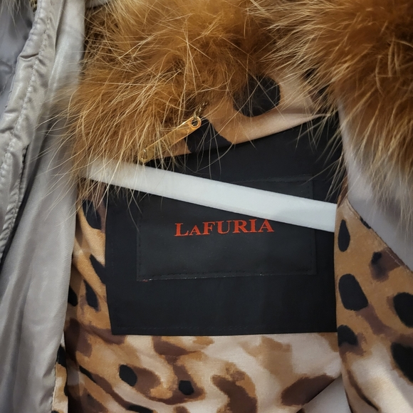 La Furia winter Bomber Jacket real fur - Picture 2 of 6